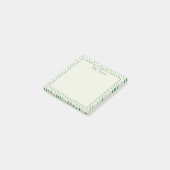 Post-it® con diseño de hojas verdes (Incliné)