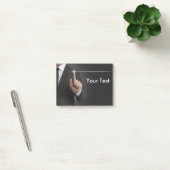 Post-it® Concept d'anthracite à écran tactile d'homme d'aff (Bureau)