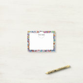 Post-it® Conception abstraite des plaques colorées (Sur un bureau)