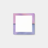 Post-it® Conception abstraite moderne de l'étirement rose e (Devant)