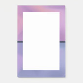 Post-it® Conception abstraite moderne de l'étirement rose e (Devant)