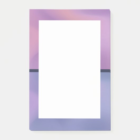 Post-it® Conception abstraite moderne de l'étirement rose e (Devant)