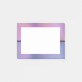 Post-it® Conception abstraite moderne de l'étirement rose e (Devant)