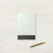 Post-it® Conception abstraite verte de technologie (Sur un bureau)
