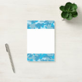Post-it® Conception bleue et grise de Camo (Bureau)