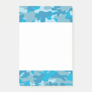Post-it® Conception bleue et grise de Camo