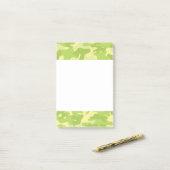 Post-it® Conception Camo Vert (Sur un bureau)
