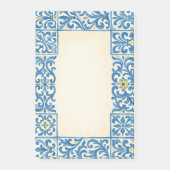 Post-it® Conception d'aquarelle fixe portugaise d'azulejo (Devant)