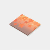 Post-it® Conception d'automne avec feuilles d'érable et eff (Incliné)