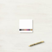 Post-it® Conception de bande de flou de mouvement couleur b (Sur un bureau)