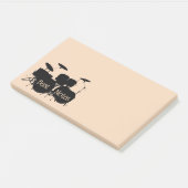 Post-it® Conception de batterie à percussion Notes post-it (Incliné)
