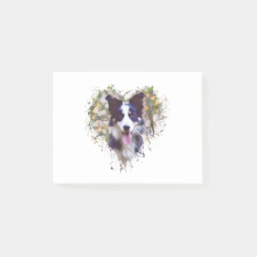 Post-it® Conception de Border Collie Lover (Devant)