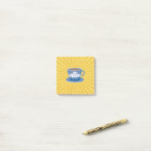 Post-it® Conception de café rétro (Sur un bureau)