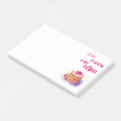 Post-it® Conception de gâteau sucré (Incliné)
