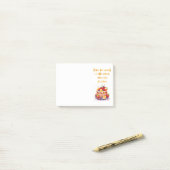 Post-it® Conception de gâteau sucré (Sur un bureau)