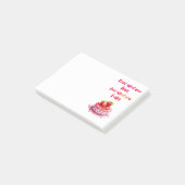 Post-it® conception de gâteau sucré (Incliné)