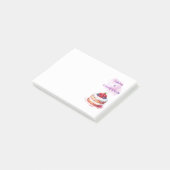 Post-it® Conception de gâteau sucré (Incliné)
