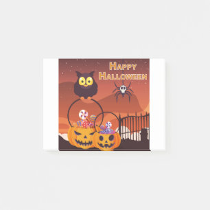 Post-it® Conception de Halloween très mignonne et heureuse