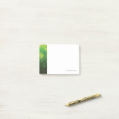 Post-it® Conception de la technologie abstraite verte (Sur un bureau)
