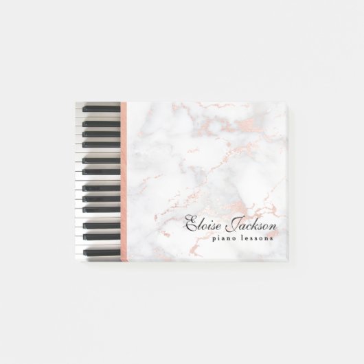 Post-it® conception de leçons de piano (Devant)