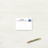 Post-it® Conception de logo d'affaires vos propres (Sur un bureau)