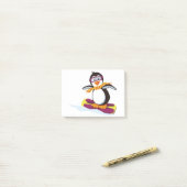 Post-it® Conception de manchot (Sur un bureau)