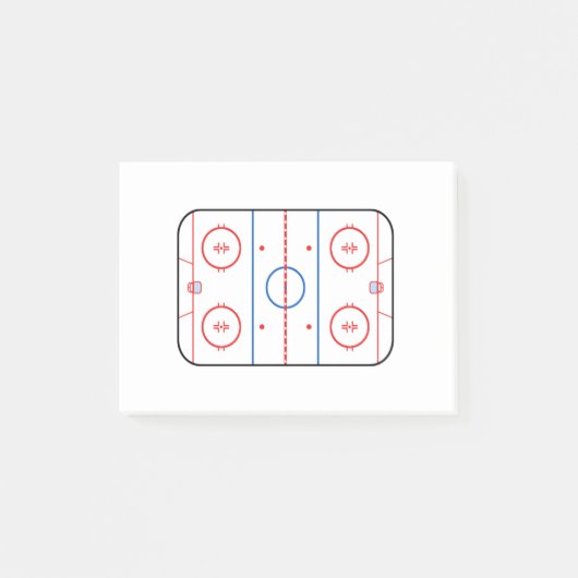 Post-it® Conception de match de hockey de diagramme de (Devant)