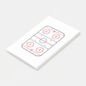 Post-it® Conception de match de hockey de diagramme de (Incliné)