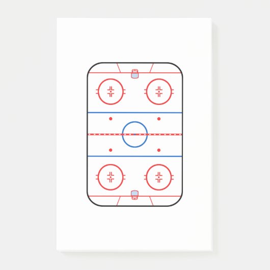 Post-it® Conception de match de hockey de diagramme de (Devant)