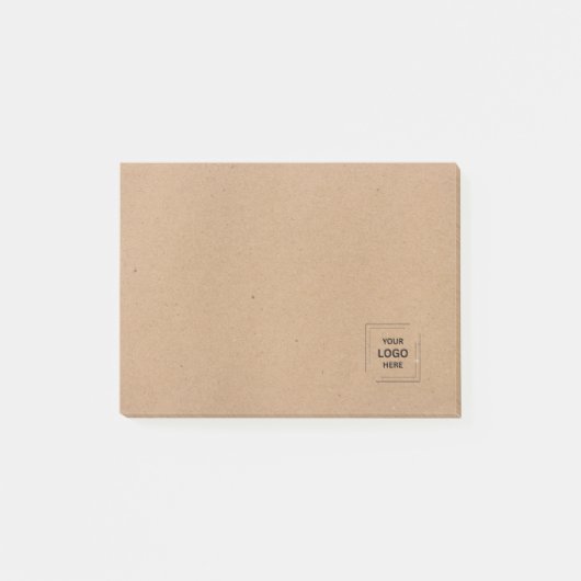Post-it® Conception de note commerciale personnalisée Kraft (Devant)
