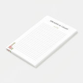 Post-it® Conception de notes de notes professionnelles pers (Incliné)