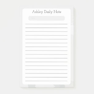 Post-it® Conception de notes quotidiennes rapides personnal