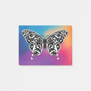 Post-it® Conception de papillon avec des couleurs de couche