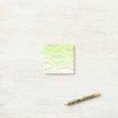 Post-it® Conception de vague de citron flottant (Sur un bureau)