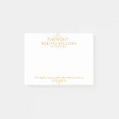 Post-it® Conception des spires de calligraphie or (Devant)