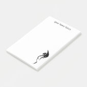 Post-it® Conception d'illustration de dragon tribal blanc n (Incliné)