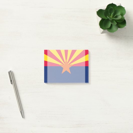 Post-it® Conception du drapeau de l'État de l'Arizona (Bureau)
