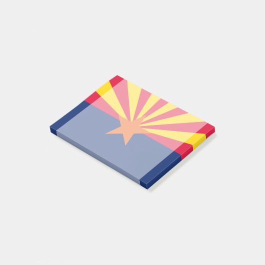 Post-it® Conception du drapeau de l'État de l'Arizona (Incliné)