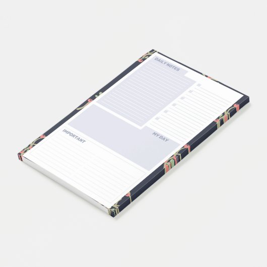 Post-it® Conception du planificateur Notes quotidiennes (Incliné)