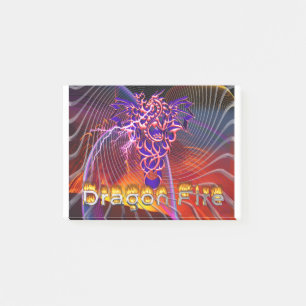 Post-it® Conception époustouflante de feu de dragon