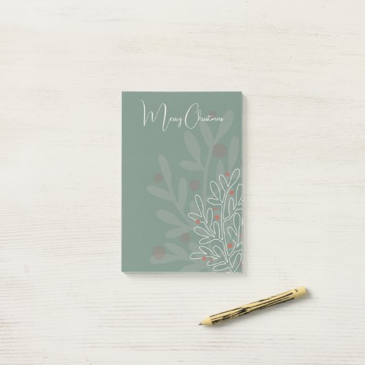 Post-it® conception florale abstraite pour les vacances de (Sur un bureau)