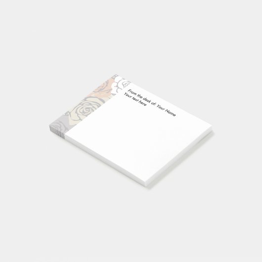 Post-it® Conception florale du bureau de (Incliné)