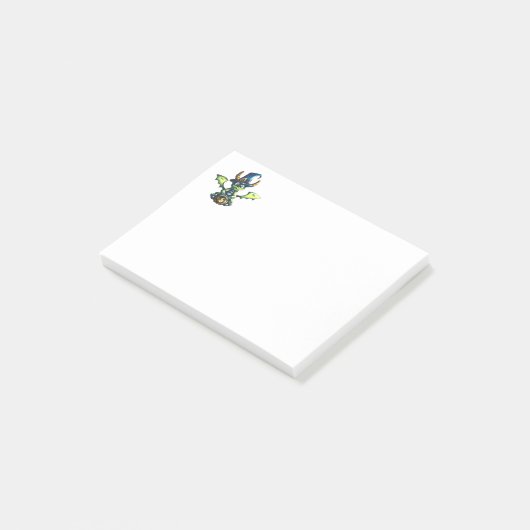 Post-it® Conception magique du dragon d'Halloween (Incliné)