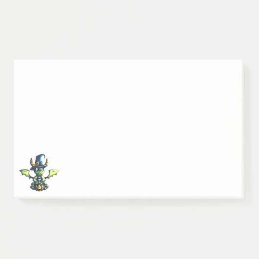 Post-it® Conception magique du dragon d'Halloween (Devant)