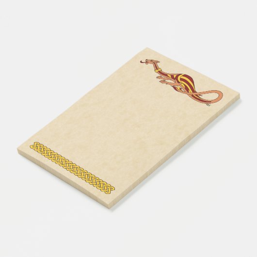 Post-it® Conception médiévale 2015 de dragon (Incliné)