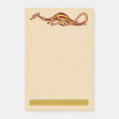 Post-it® Conception médiévale 2015 de dragon (Devant)