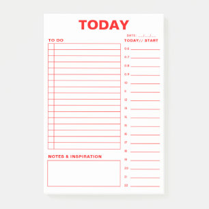 Post-it® Conception minimaliste de la liste des tâches du