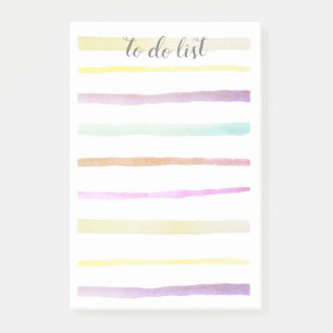 Post-it® conception peinte par aquarelle assez en pastel