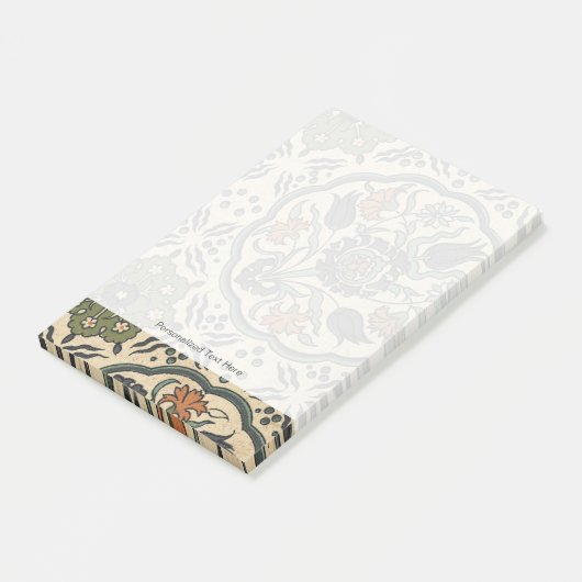 Post-it® Conception persane florale décorative de tuile (Incliné)