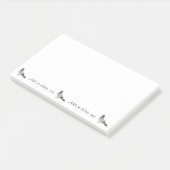 Post-it® Conception personnalisée de pigeon (Incliné)